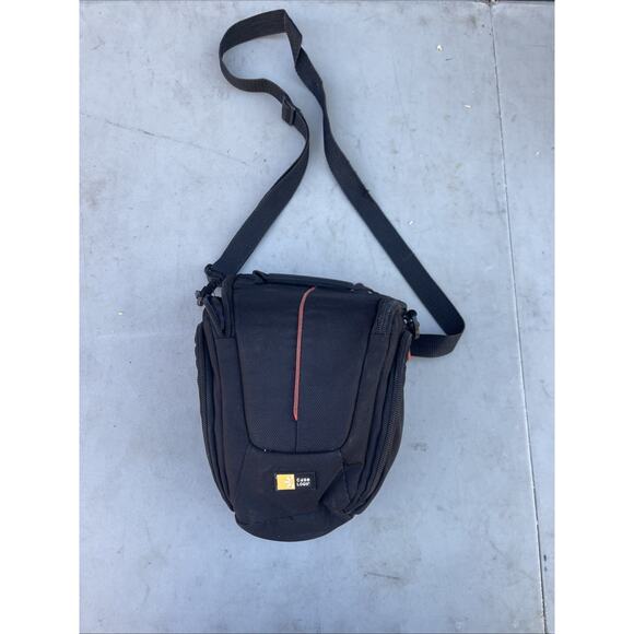 Case Logic Camera Bag Black Orange Compact Case Crossbody Shoulder Strap DSLR - Picture 1 of 4